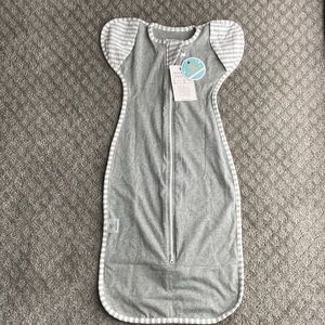 Bycc Bynn Baby Swaddle Sack Color Gray White